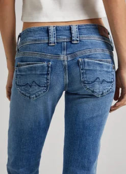 Women Pepe Jeans Venus Regular Fit Low-Rise Jeans