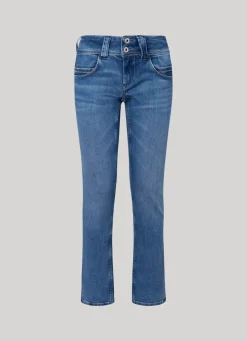 Women Pepe Jeans Venus Regular Fit Low-Rise Jeans