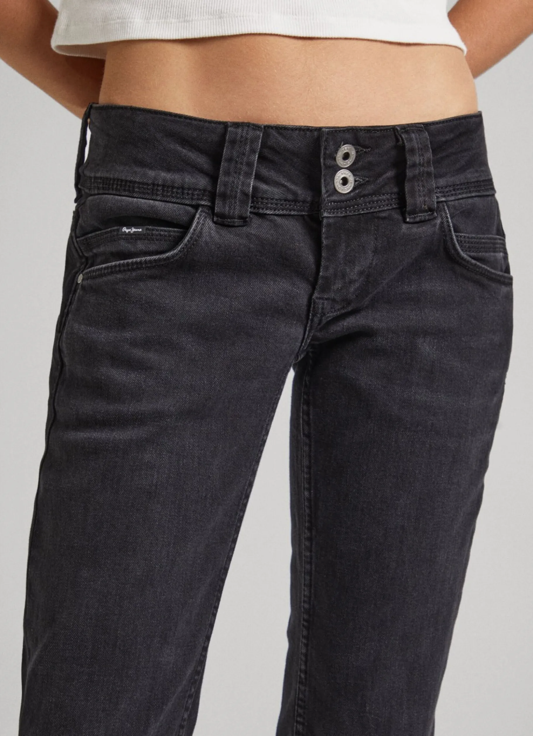 Women Pepe Jeans Venus Regular Fit Low-Rise Jeans