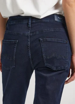 Women Pepe Jeans Violet Relaxed Fit High-Rise Jeans