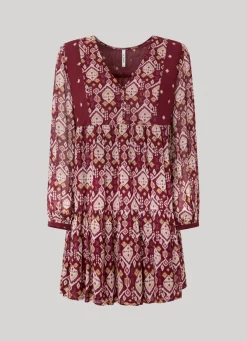 Women Pepe Jeans V-Neck Dress