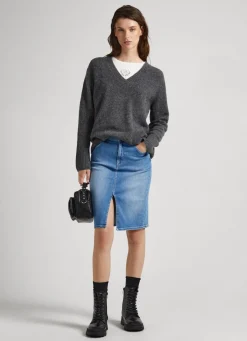 Women Pepe Jeans V-Neck Knit