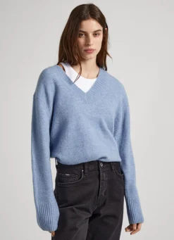 Women Pepe Jeans V-Neck Knit