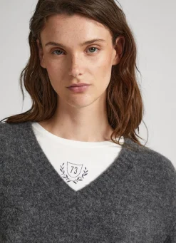 Women Pepe Jeans V-Neck Knit