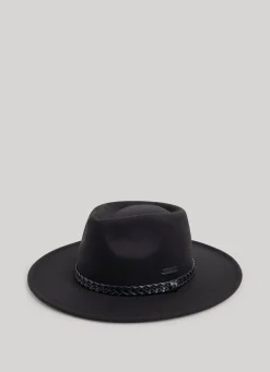 Women Pepe Jeans Wide-Brimmed Felt Hat