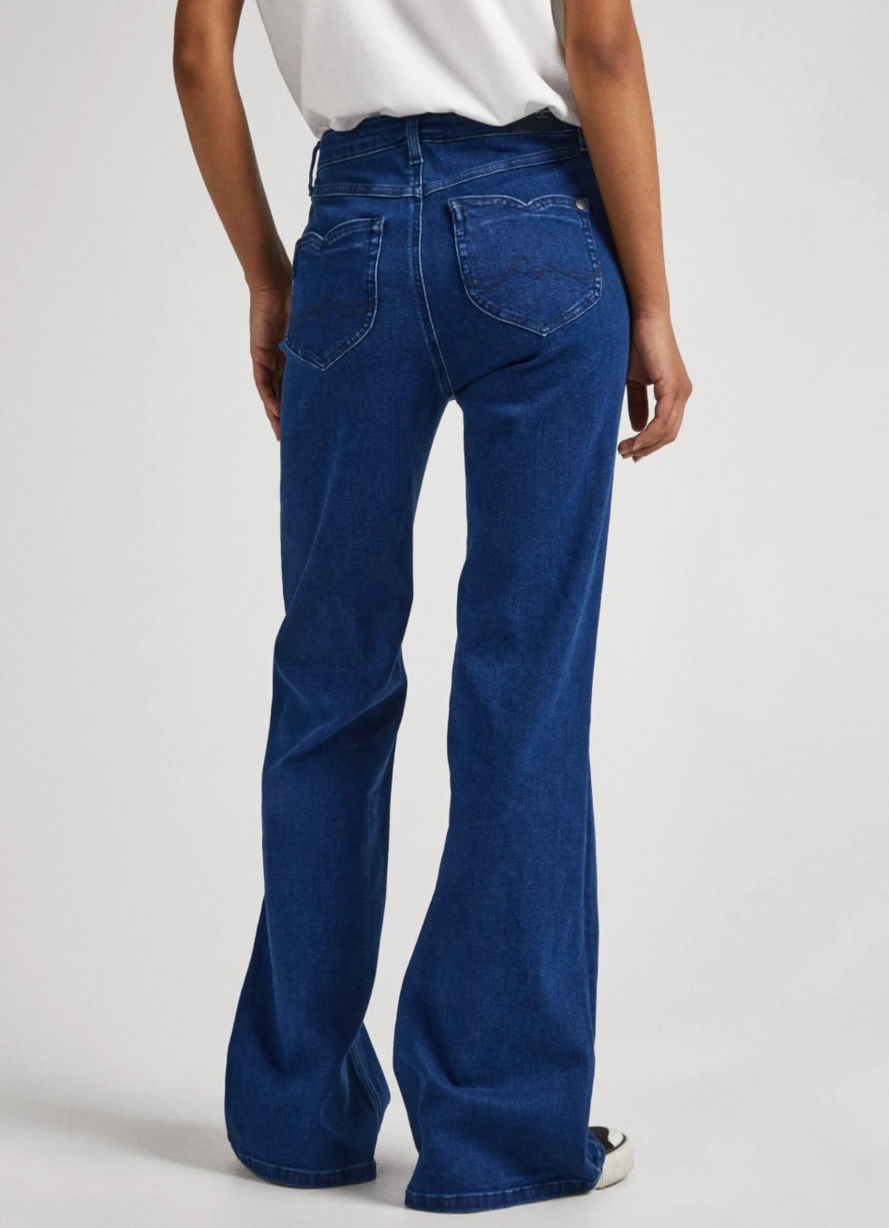 Women Pepe Jeans Willa Flare Fit High-Rise Jeans