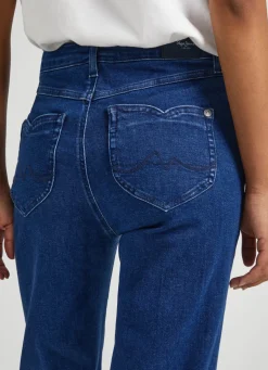 Women Pepe Jeans Willa Flare Fit High-Rise Jeans