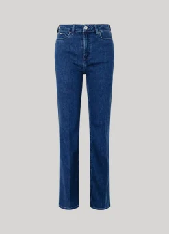 Women Pepe Jeans Willa Flare Fit High-Rise Jeans