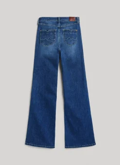 Women Pepe Jeans Willa Flare Fit High-Rise Jeans