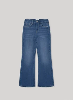 Girl Pepe Jeans Willa Jr Flare Fit High-Rise Jeans