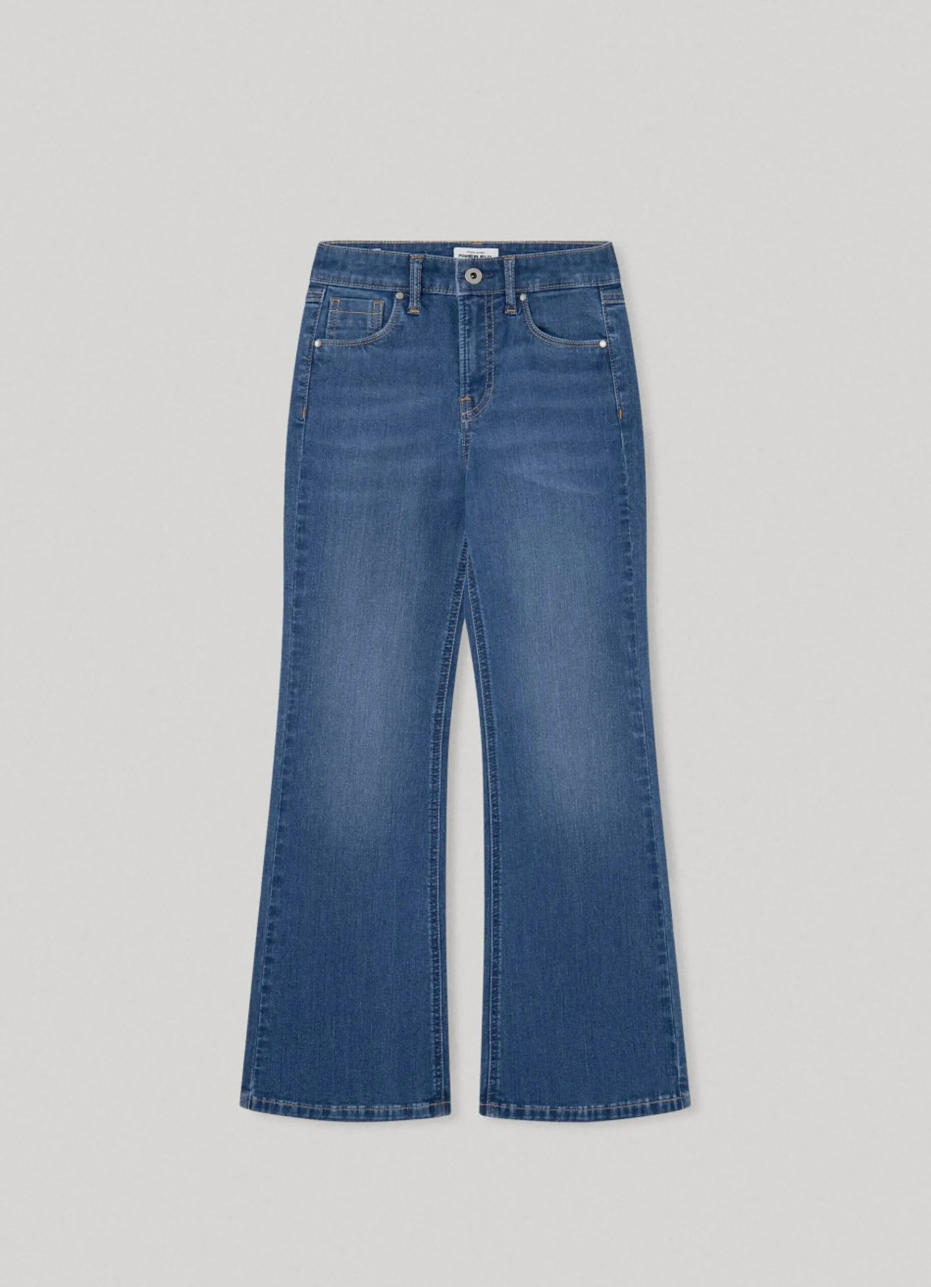 Girl Pepe Jeans Willa Jr Flare Fit High-Rise Jeans