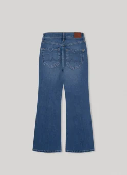 Girl Pepe Jeans Willa Jr Flare Fit High-Rise Jeans