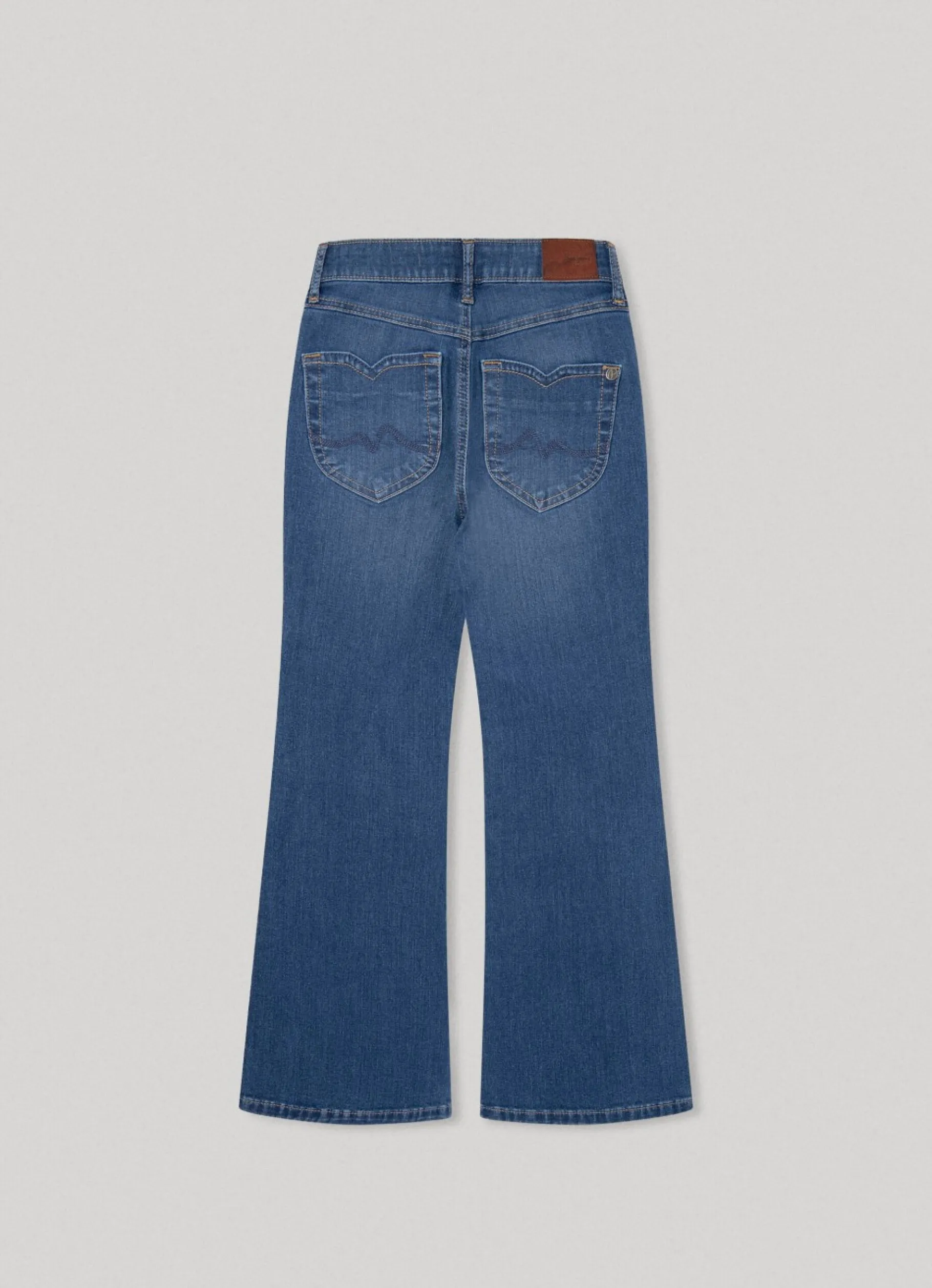 Girl Pepe Jeans Willa Jr Flare Fit High-Rise Jeans