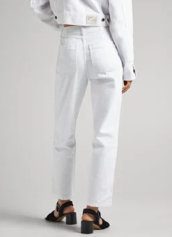 Women Pepe Jeans Willow High Waist Tapered-Fit Jeans