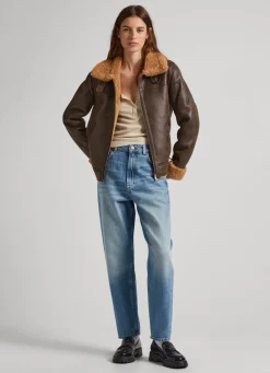 Women Pepe Jeans Willow Tapered Fit High-Rise Jeans