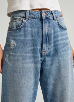 Women Pepe Jeans Willow Tapered Fit High-Rise Jeans