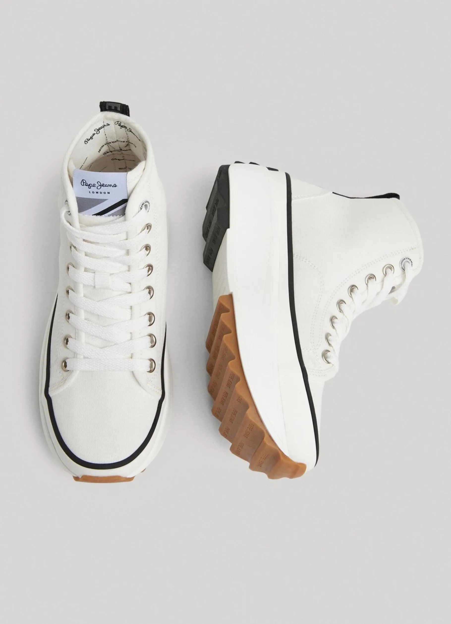 Women Pepe Jeans Woking Street Canvas Booties