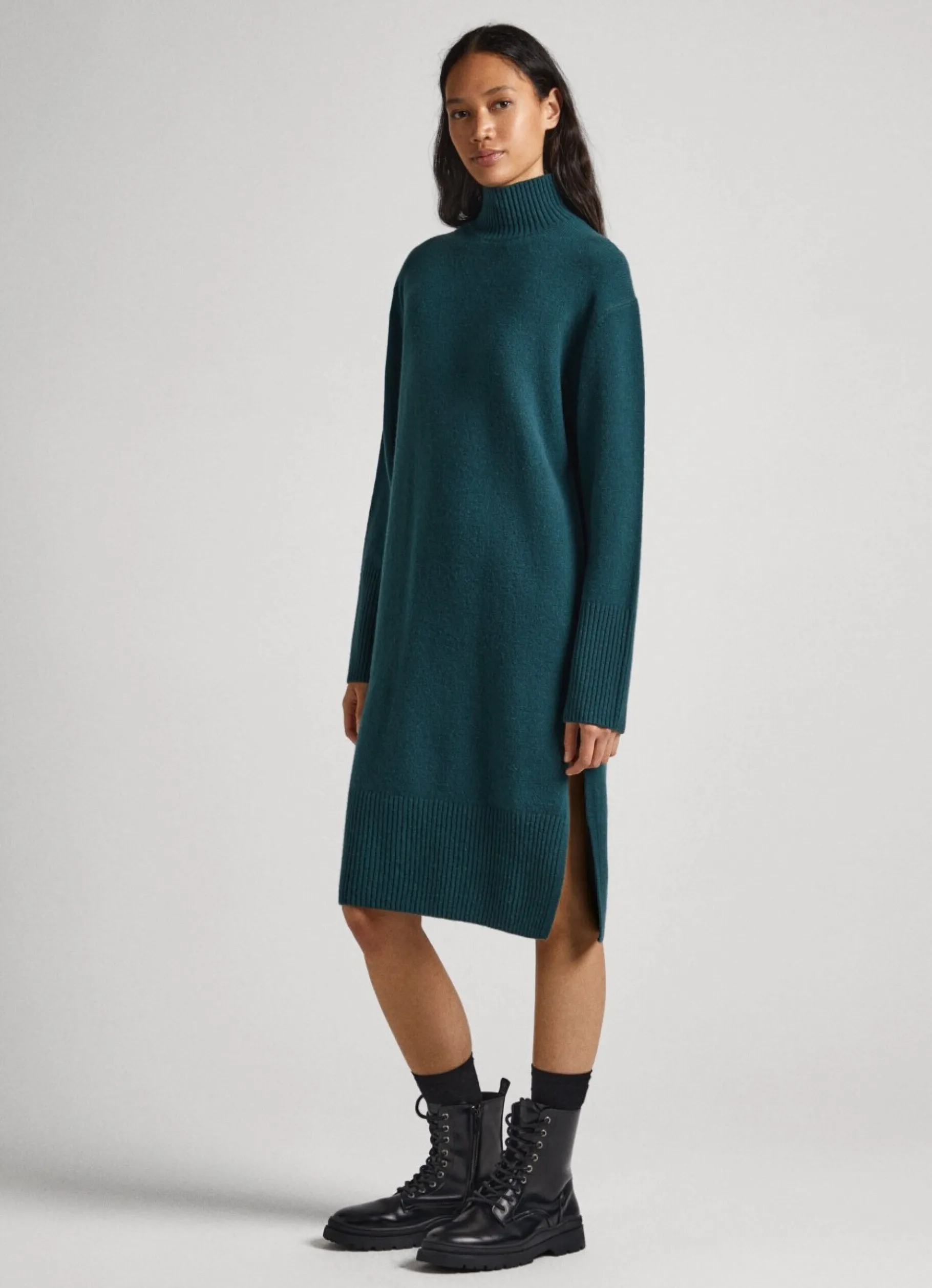 Women Pepe Jeans Wool Knit Dress