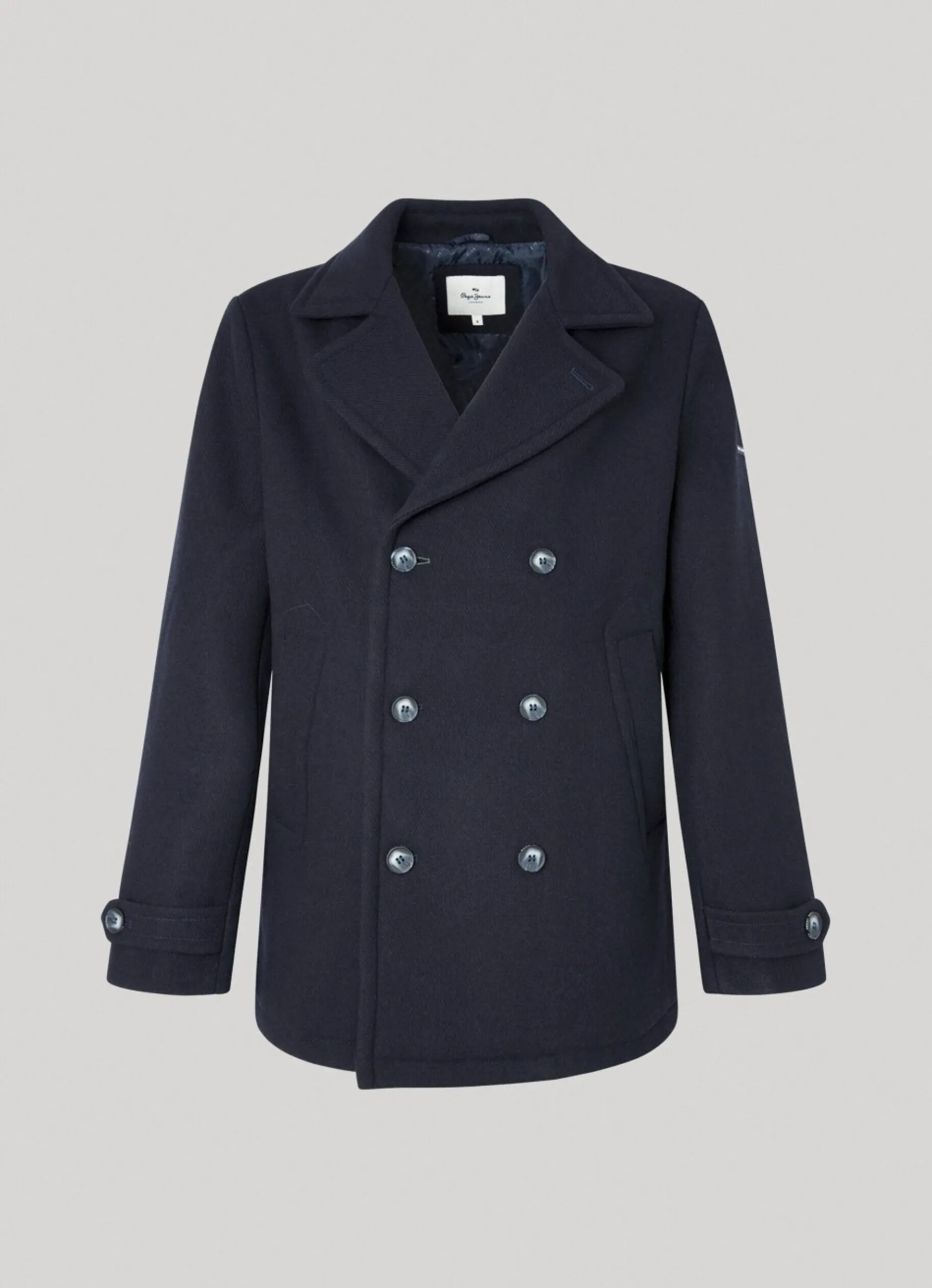 Men Pepe Jeans Wool Pea Coat