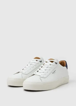 Men Pepe Jeans Yogi Original Leather Trainers