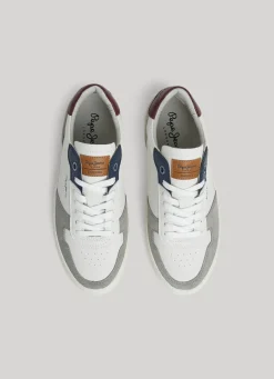 Men Pepe Jeans Yogi Street Leather Trainers