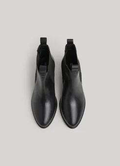 Women Pepe Jeans Zipped Leather Ankle Boots