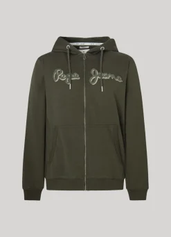 Men Pepe Jeans Zip-Up Sweatshirt