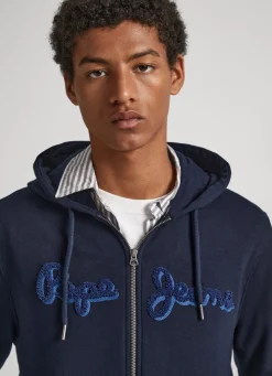 Men Pepe Jeans Zip-Up Sweatshirt