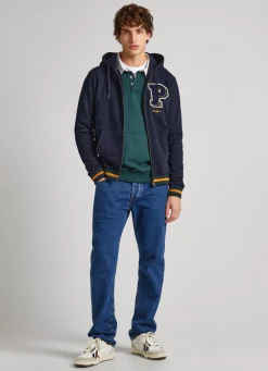 Men Pepe Jeans Zip-Up Sweatshirt