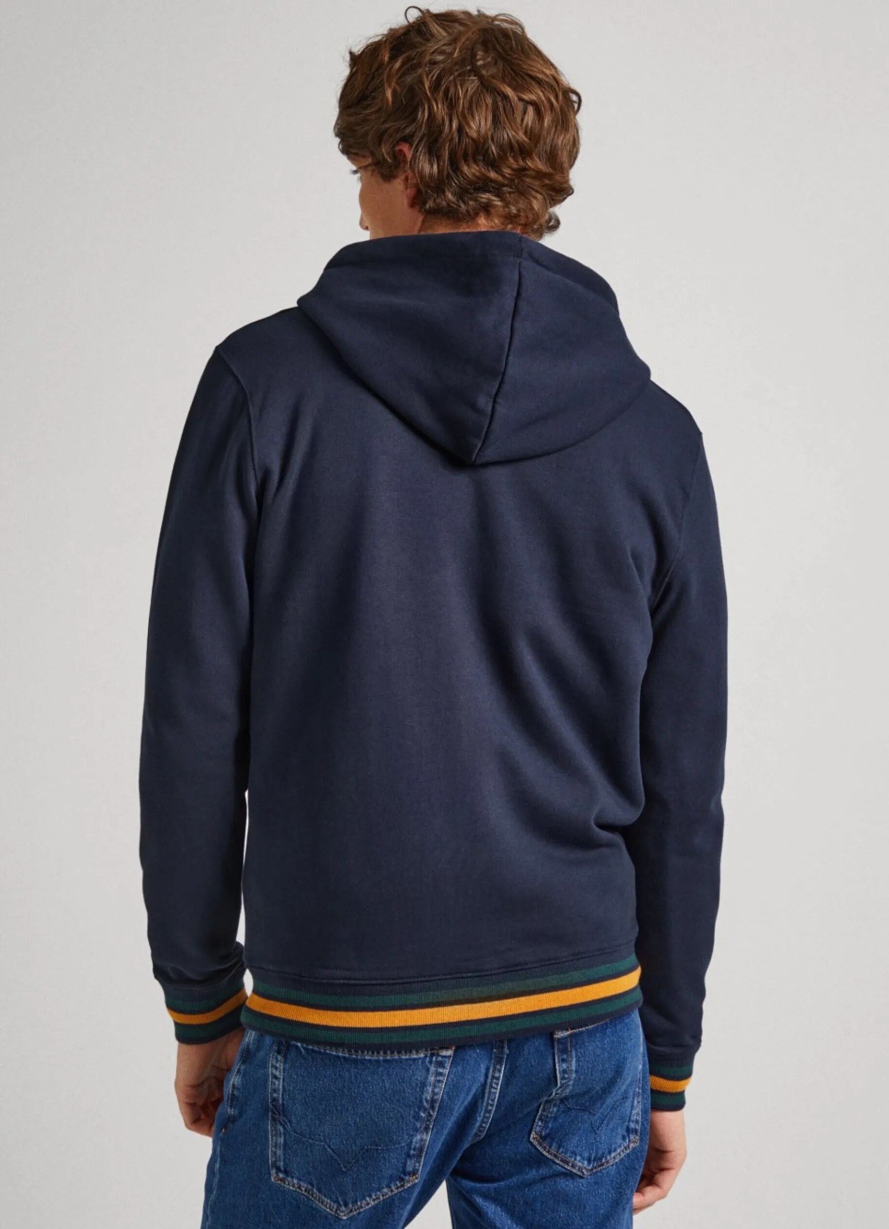 Men Pepe Jeans Zip-Up Sweatshirt